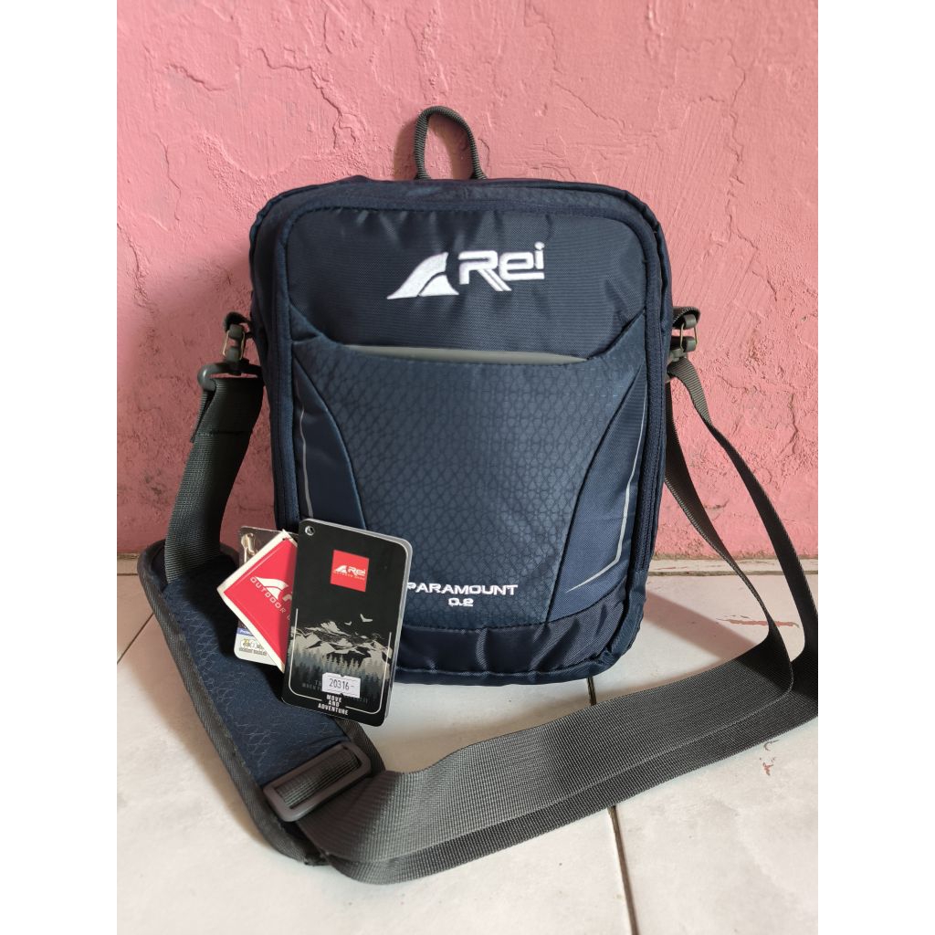 Tas Selempang Pria Rei Original/Asli Navy Tab 7"