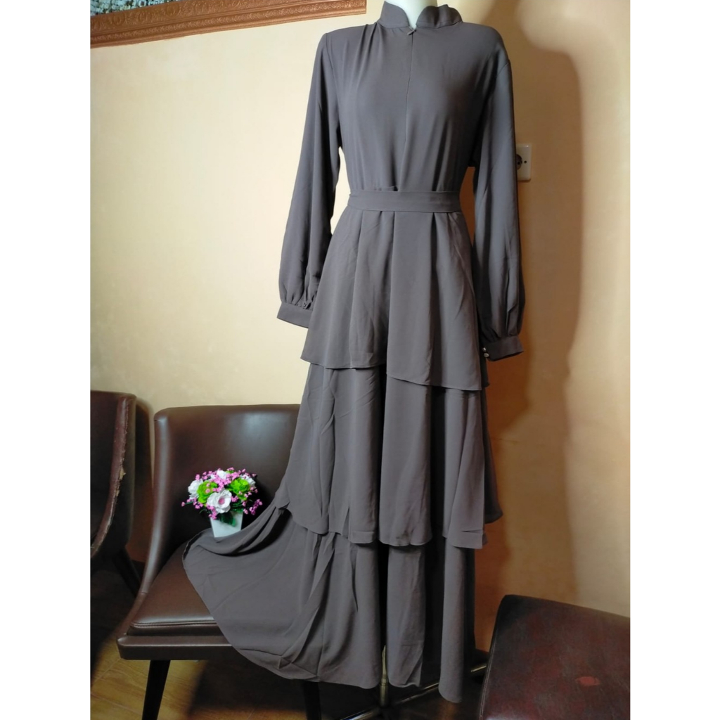 DRESS ELMIZA GAMIS TWILL JUMBO