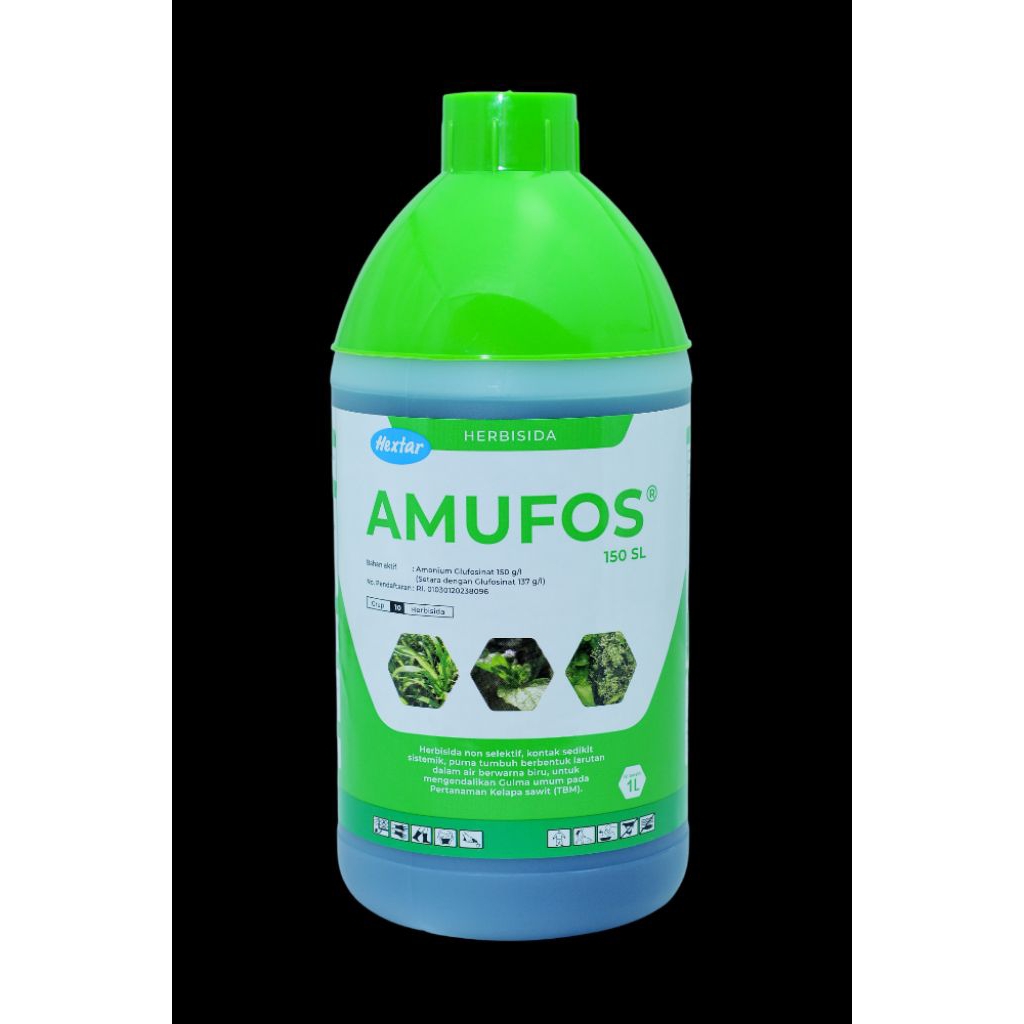 Herbisida AMUFOS 150SL 1 Liter - Non Selektif Kontak Sistemik
