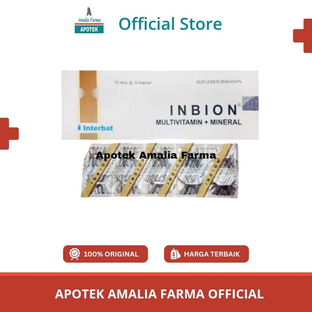 INBION Multivitamin & Mineral / Strip 10 kapsul