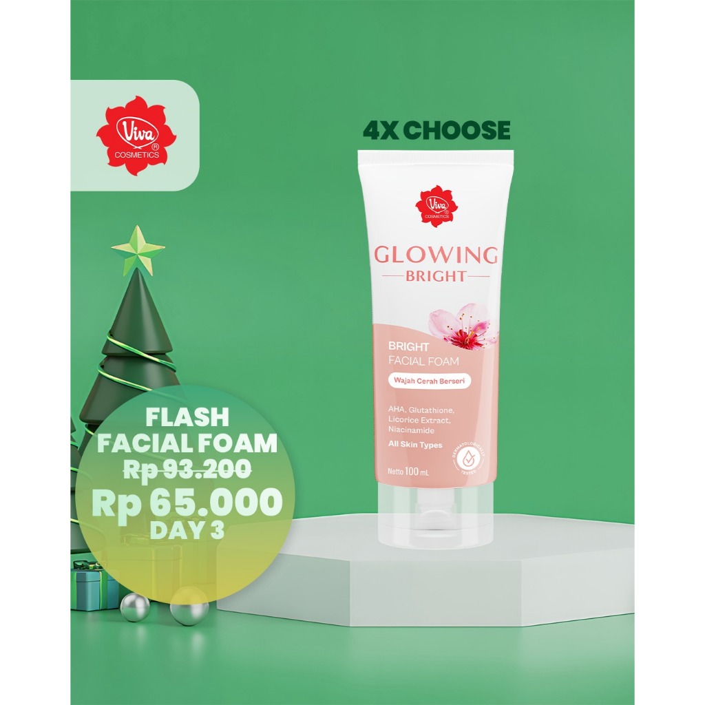 Paket 4 Viva Facial Foam Viva Cosmetics