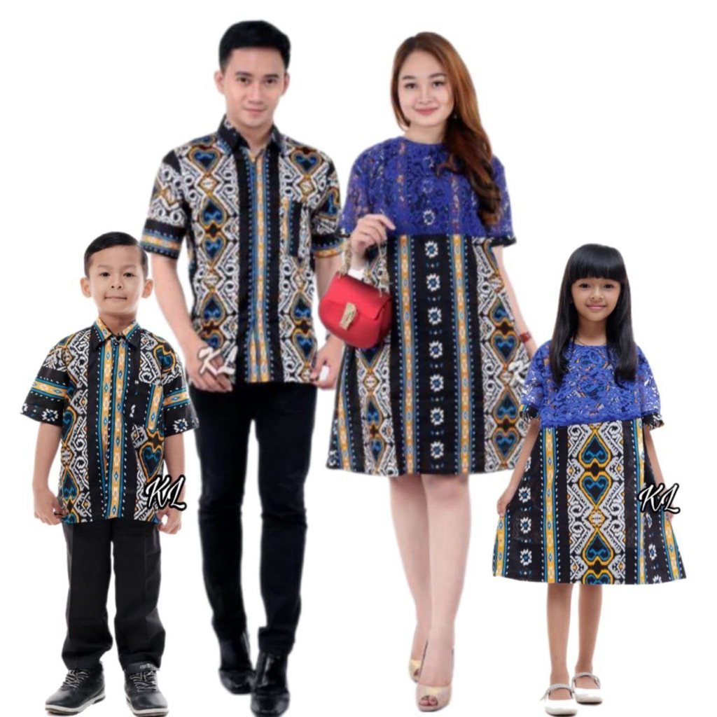 GROSIR COUPLE DRESS BROKAT BATIK COUPLE