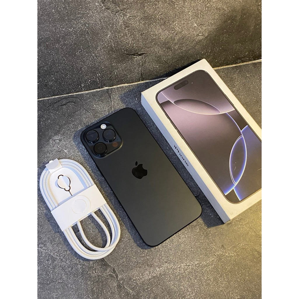 IPHONE 16 PROMAX 256GB IBOX SECOND GARANSI RESMI IBOX