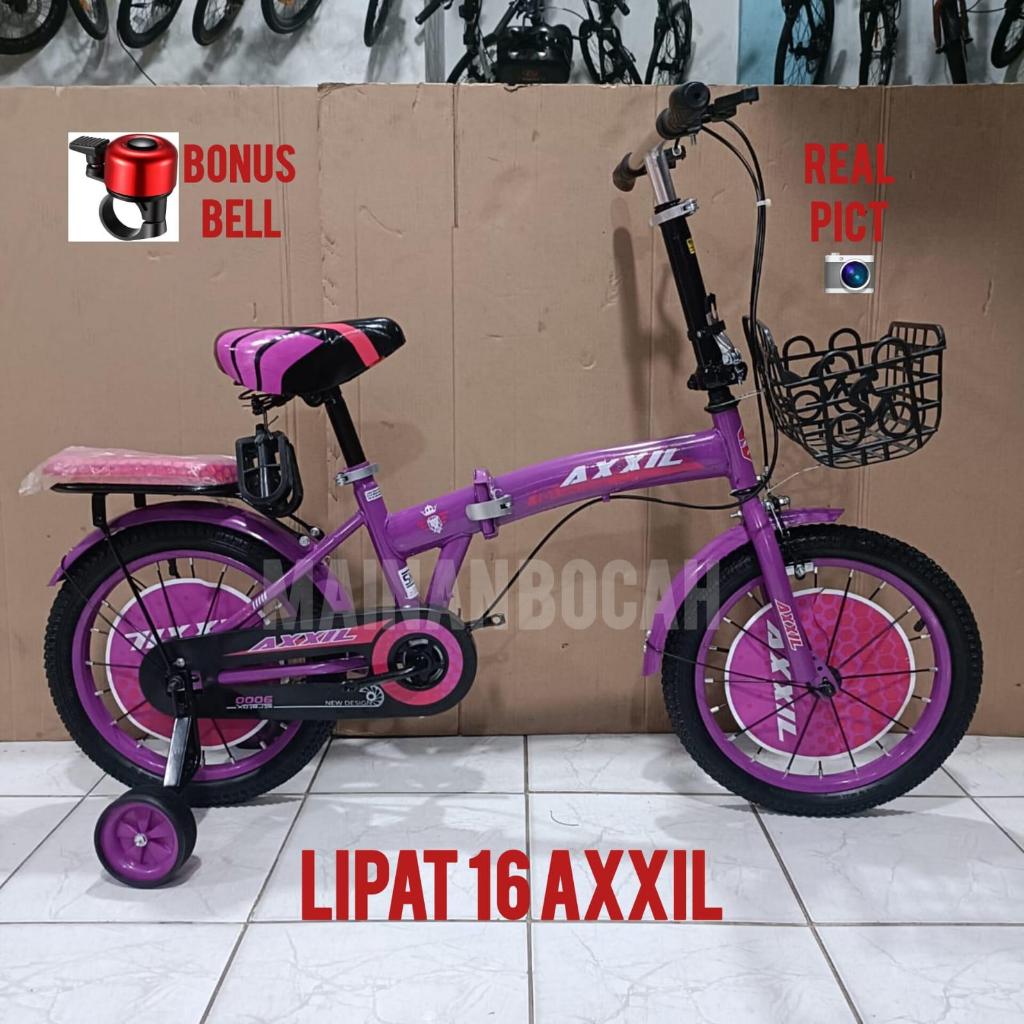 TERMURAH Sepeda Lipat Anak Kouan Dolphin 16 Inch Lipat Atlantis Venus 16inc lipat axxil