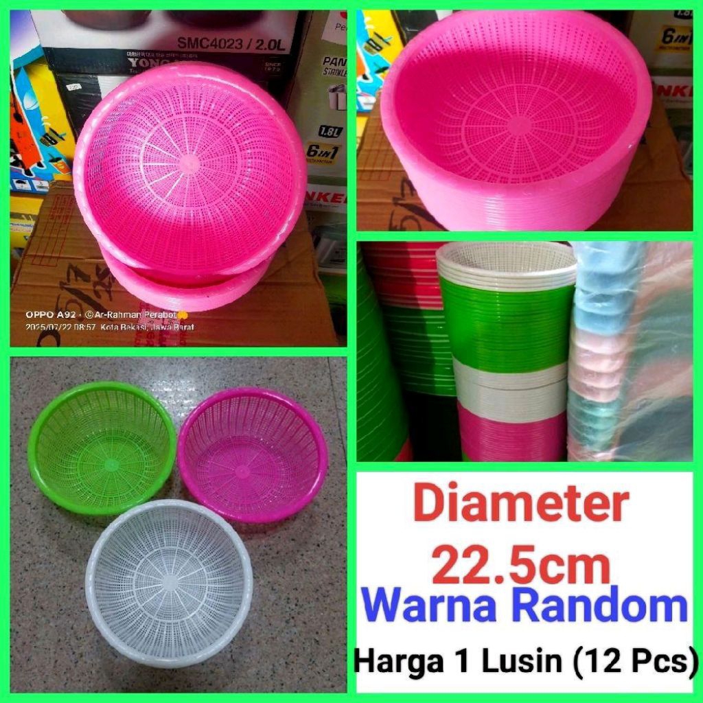 besek selamatan besek plastik besek hajatan murah harga 1 Lusin (Isi 12 Pcs)