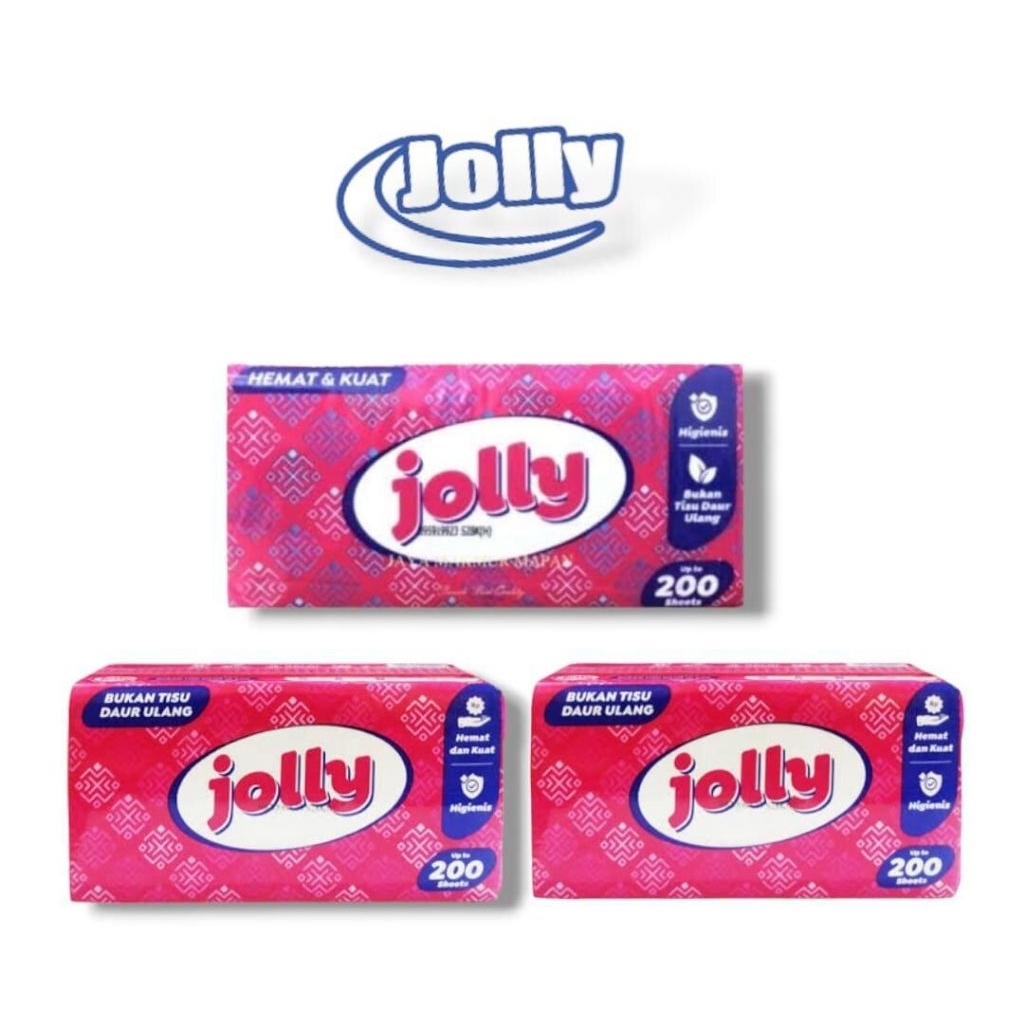 Tisu wajah pop-up jolly (Jolly pop-up facial tissue)