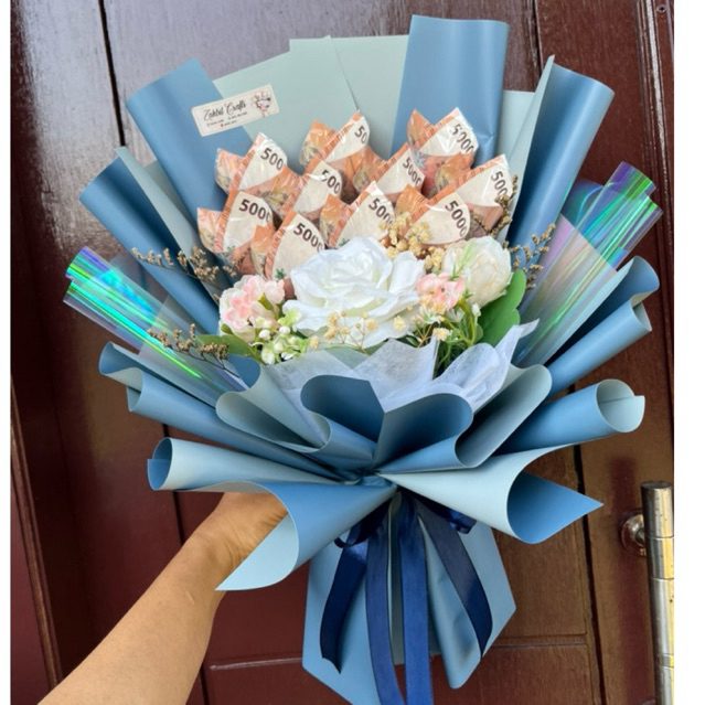 Bucket wisuda | Bucket uang | Money bouquet pecahan 5K