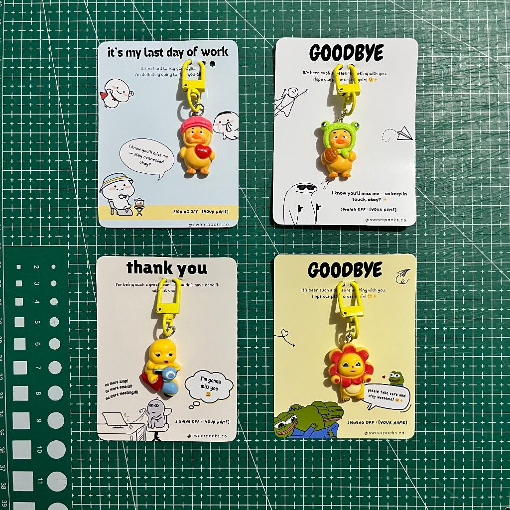 Hadiah Perpisahan Kerja / Resign Gift Custom Nama Lucu Unik – Souvenir Kantor Farewell Gift by Sweet