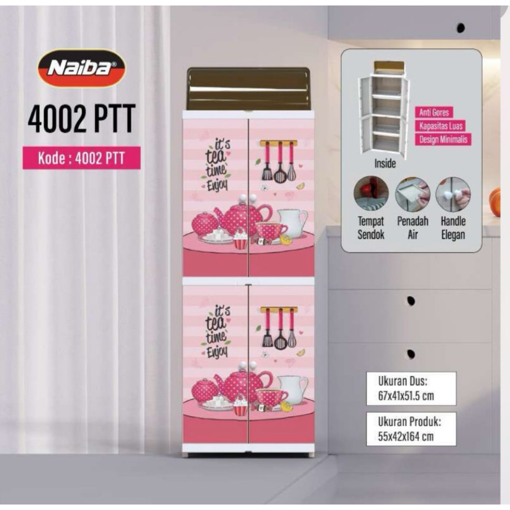 Lemari Piring Naiba 5 Susun