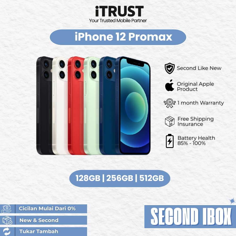 Iphone 12 Pro Max 128/256GB SECOND IBOX