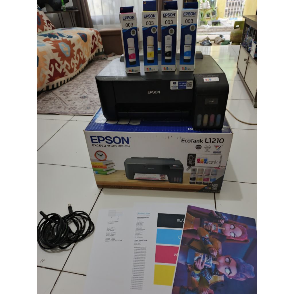 Printer Epson L1210 bekas / second full nozzle