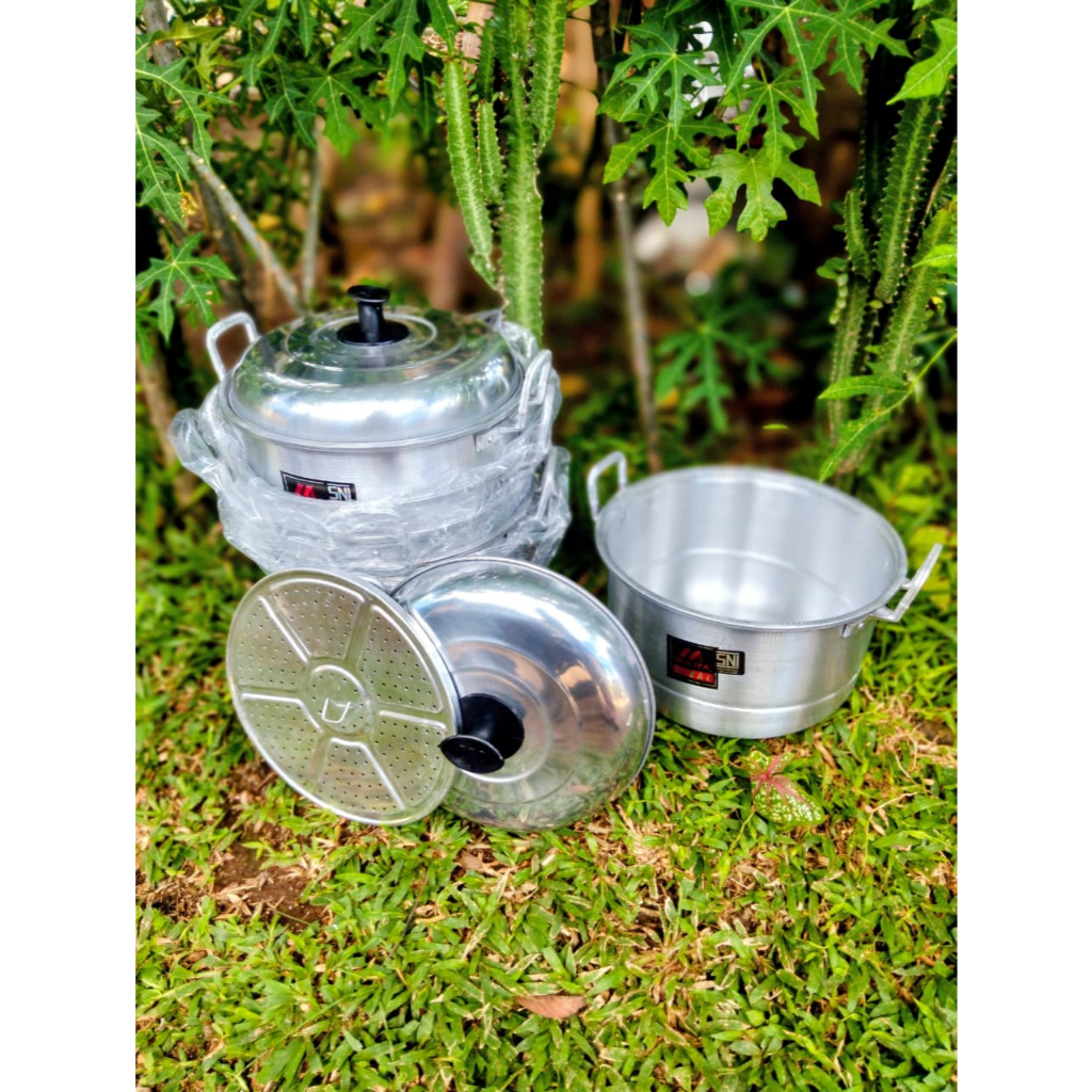 PANCI DANDANG KUKUS 24CM ALUMINIUM MULIYA - DANDANG KUKUS + SARANGAN