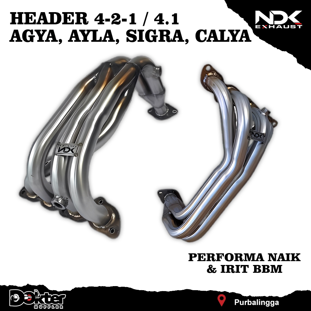 HEADER MOBIL RACING AGYA AYLA SIGRA CAYLA 1200CC NDK EXHAUST MANIFOL MOBIL RACING NDK EXHAUST