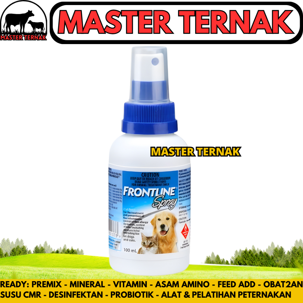 FRONTLINE SPRAY 100ML - Obat Kutu Anjing Semprot - Obat Kutu Kucing Semprot