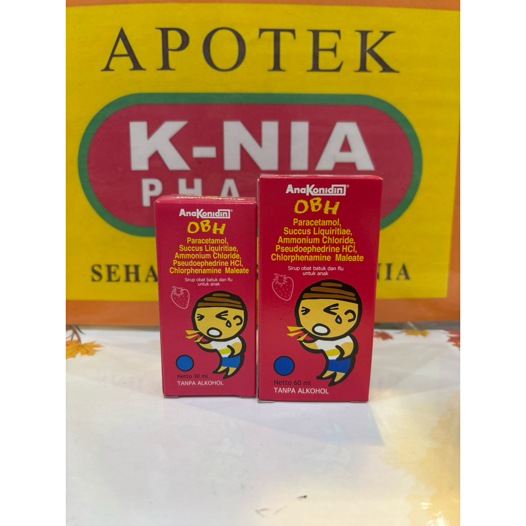 Anakonidin OBH sirup batuk berdahak dan pilek anak