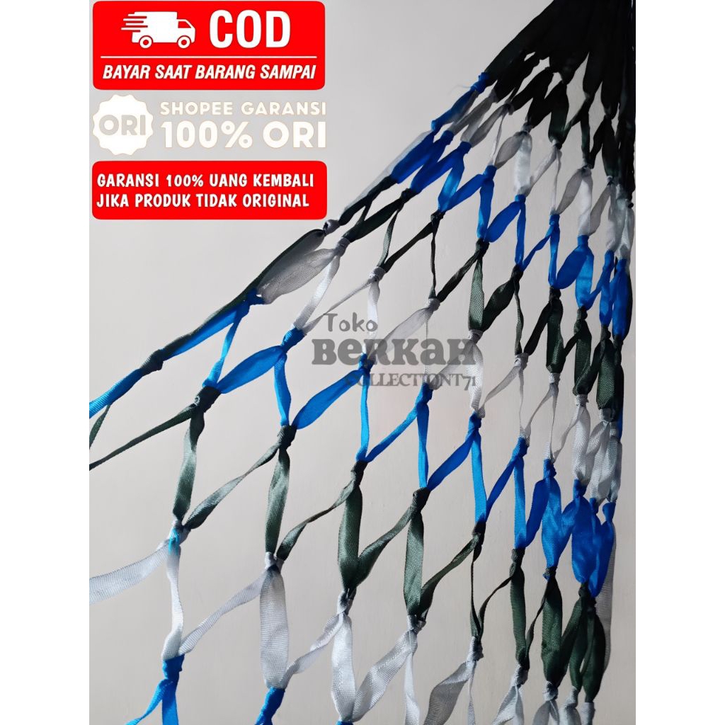 Ayunan Rajut Hammock Jaring Rajut Tempat Tidur Gantung Ayunan Tali Webbing Hammock Outdoor Ayunan Ca