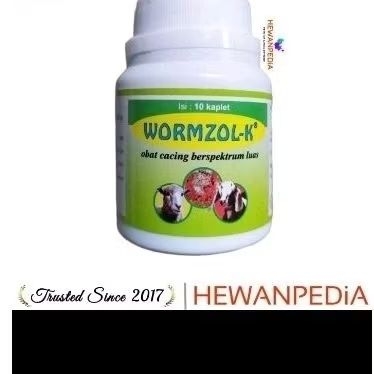 WORMZOL-K obat cacing kambing domba 10 btr