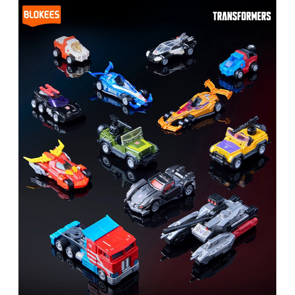 Blokees Wheels Transformers C01 Roll Out OFC Vehicles Cars Trucks Model Kit Scamper Hound Mirage Gea