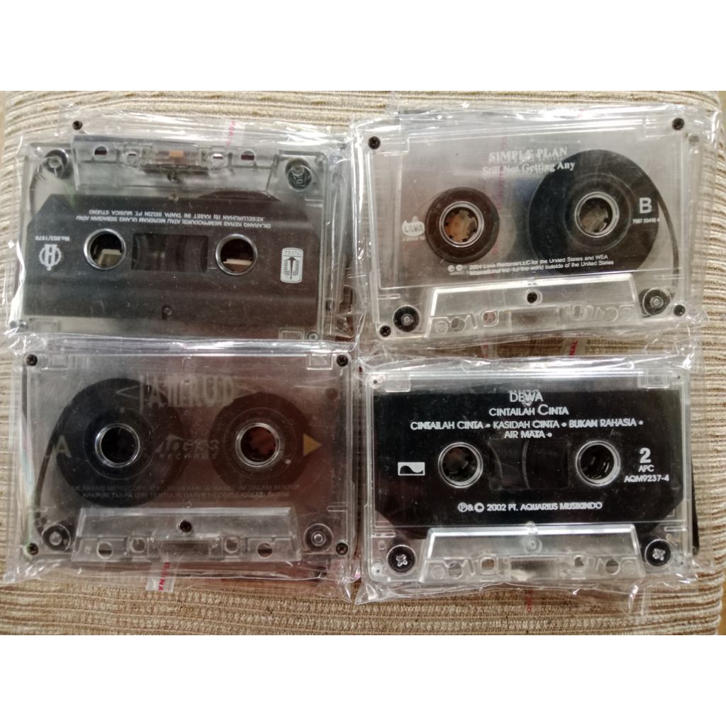 Kaset Pita Original tanpa cover