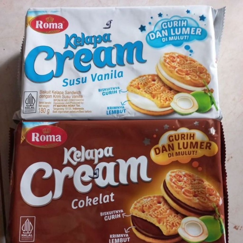 biscuit /Roti roma kelapa cream 180g