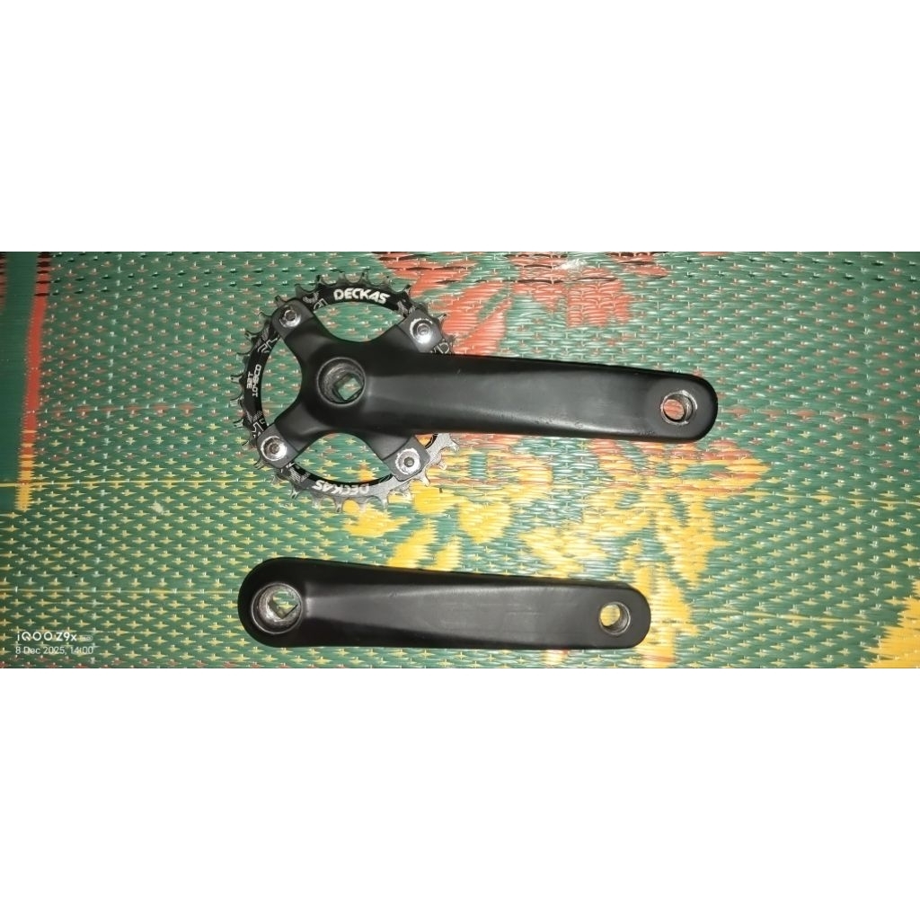 Crank Single SR SUNTOUR XCT - Repaint Hitam doff