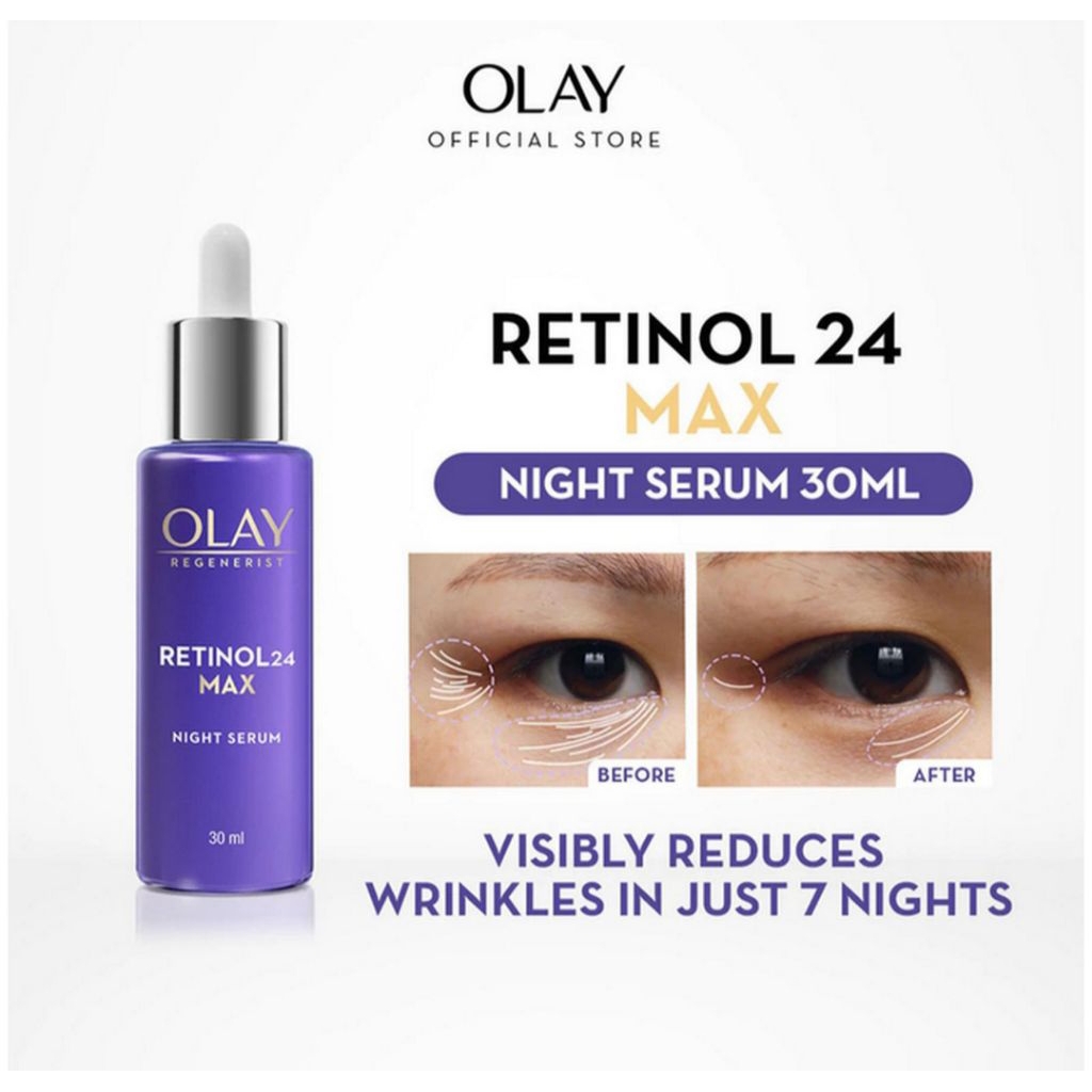 Olay Retinol 24 Max Night Serum 30ml Original