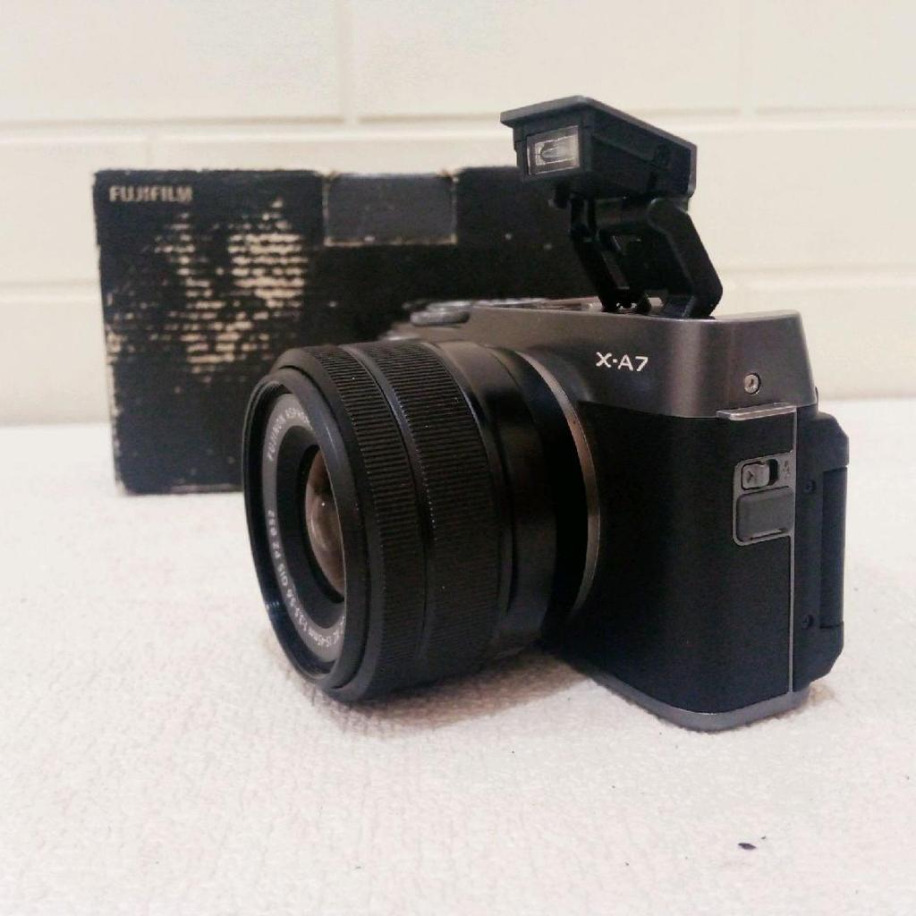 Fujifilm X-A7 / X A7 Lensa 15-45mm kamera mirrolles second Camera Mirrorless