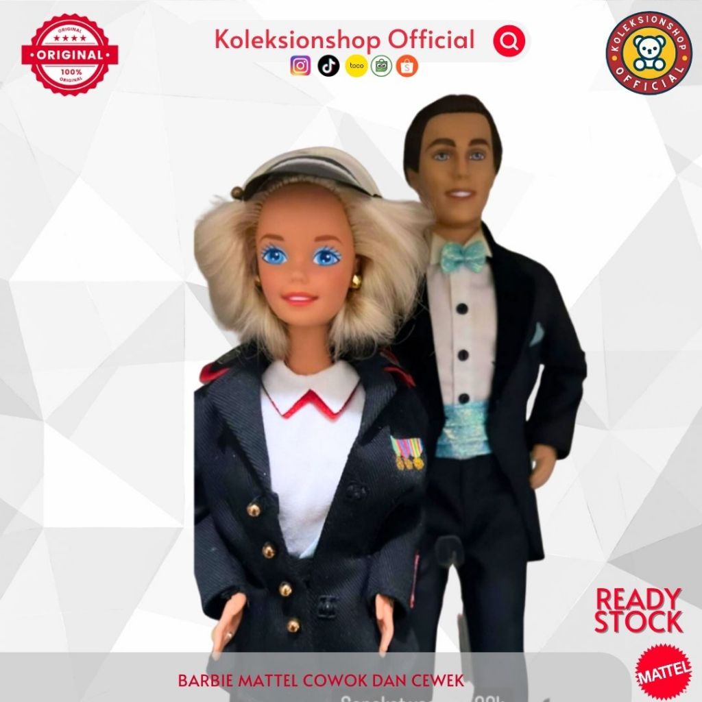 Barbie Mattel Cowok dan Cewek