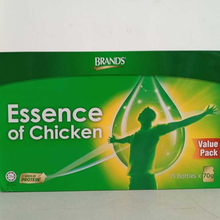 BRANDS Essence of Chicken isi 15 Botol x 70g Malaysia [Exp. 7 Mei 2027]