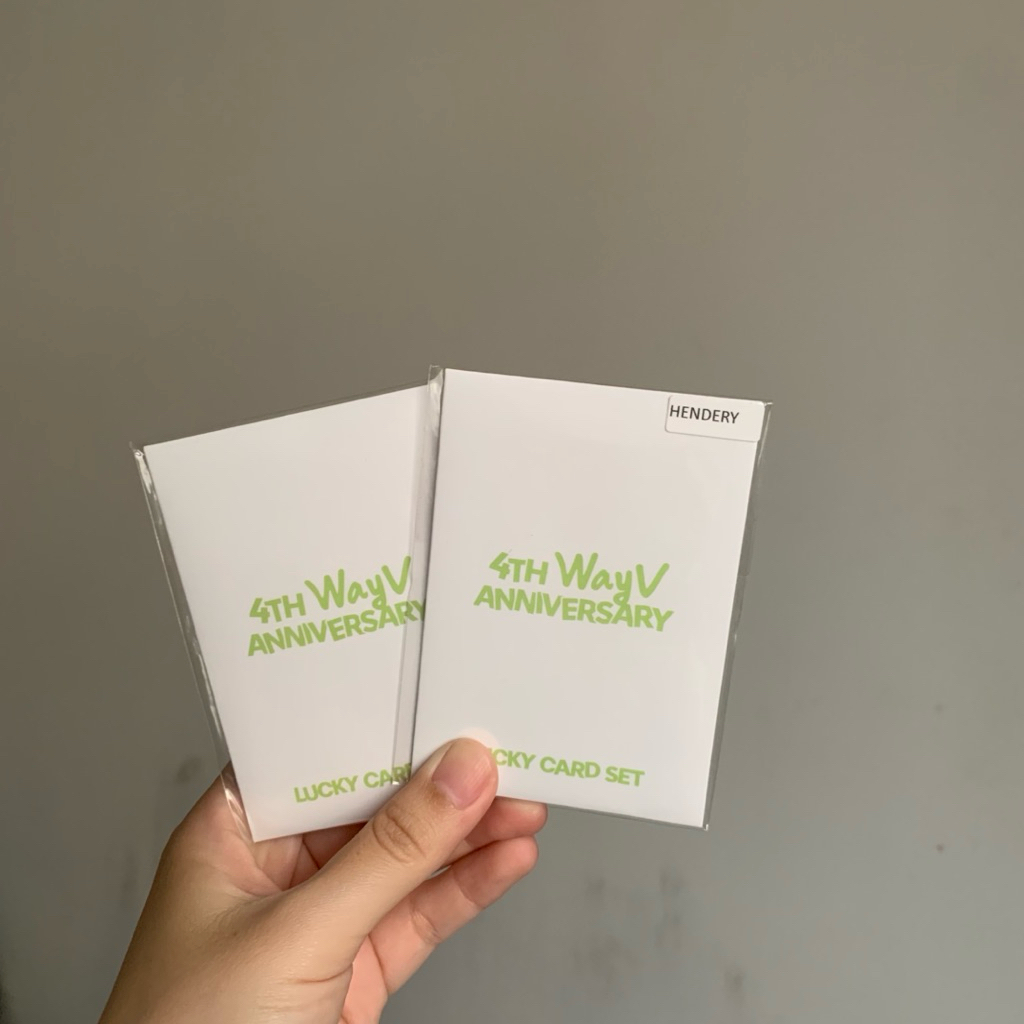 Lucky Card Set Anniversary 4th Wayv off KWANGYA