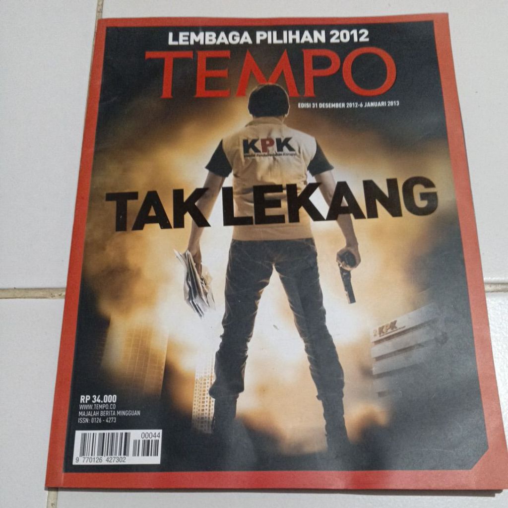 Majalah tempo edisi KPK 31 des2012-6 Jan 2013