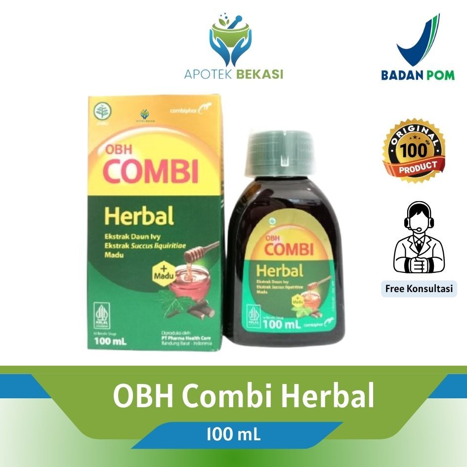 OBH Combi Herbal Obat Batuk Herbal - 100 mL