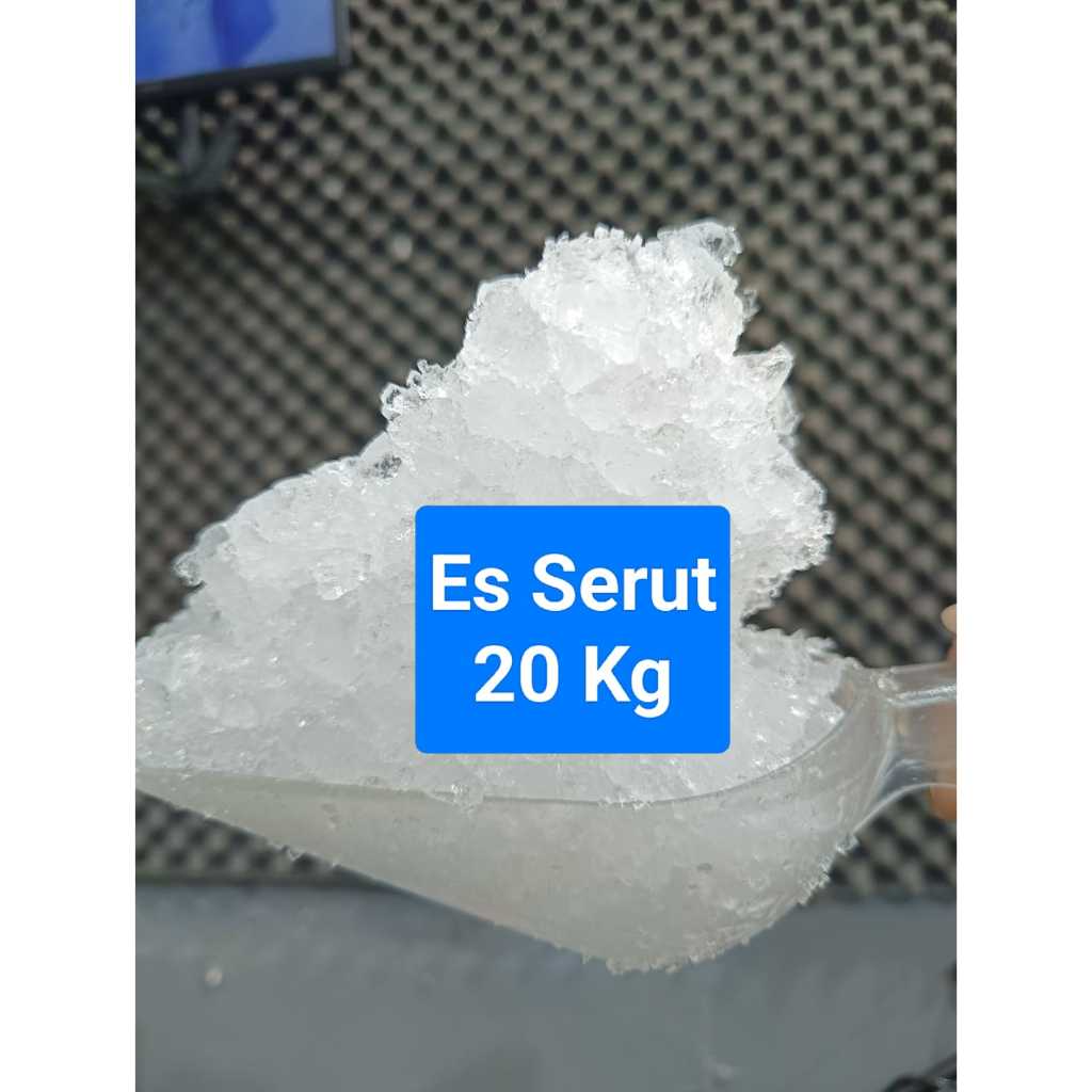 [ 20KG ] Ice Es Batu Serut 20KG Es Kristal Berkat Jaya (Pademangan Jakarta Utara)