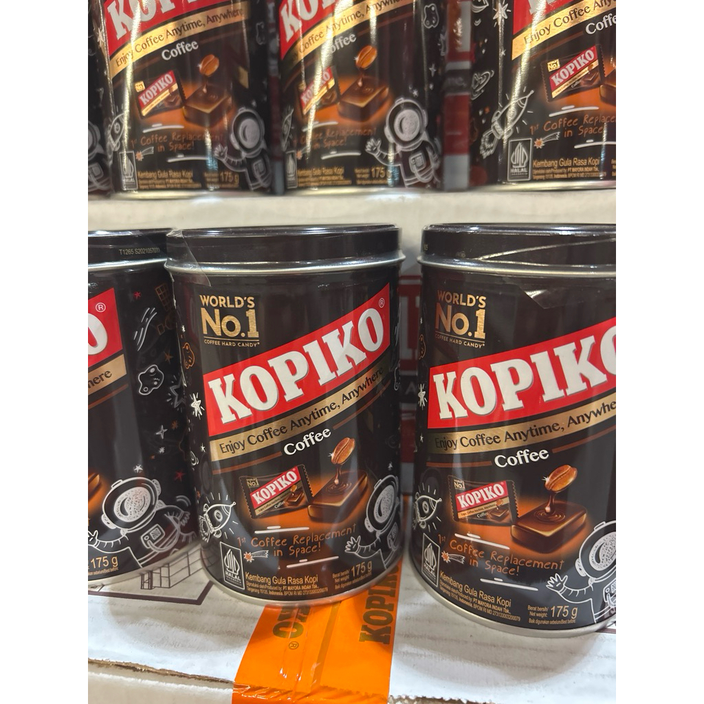 KOPIKO permen Kopi 165/175gram kaleng