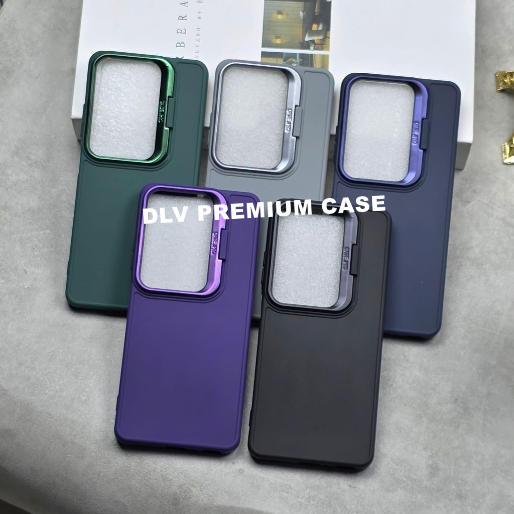 REDMI 15 REDMI 15C CASE LUXURY LENS HOLDER STAND CAMERA CASE MACARON REDMI 15 REDMI 15C