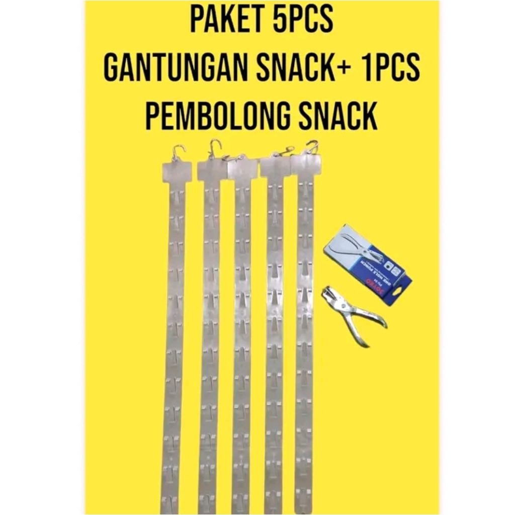 paket gantungan snack display