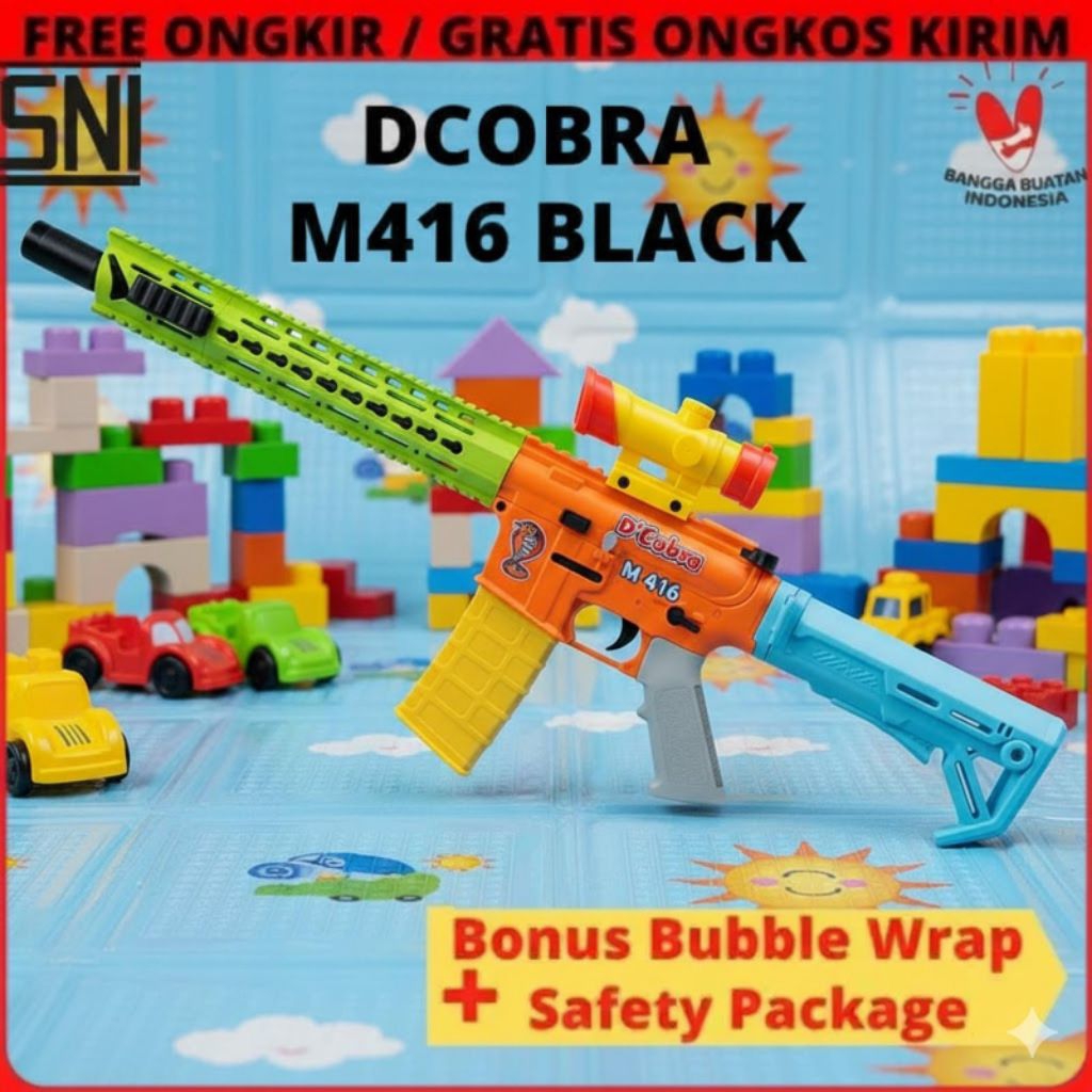 REPLIKA MAINAN COWOK TECTICAL BATTLE GROUND - Mainan Jadul/Lawas M416