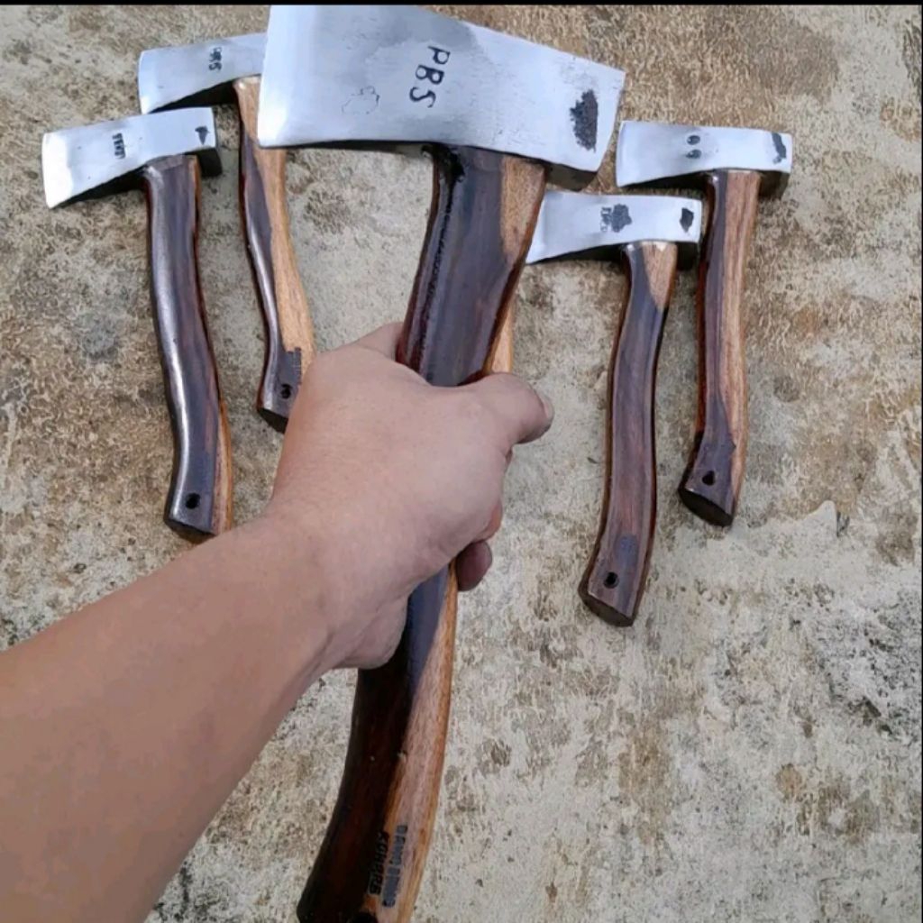 Kapak Sulaiman Serbaguna - Baja Per Premium Gagang Kayu Kuat Sonokeling