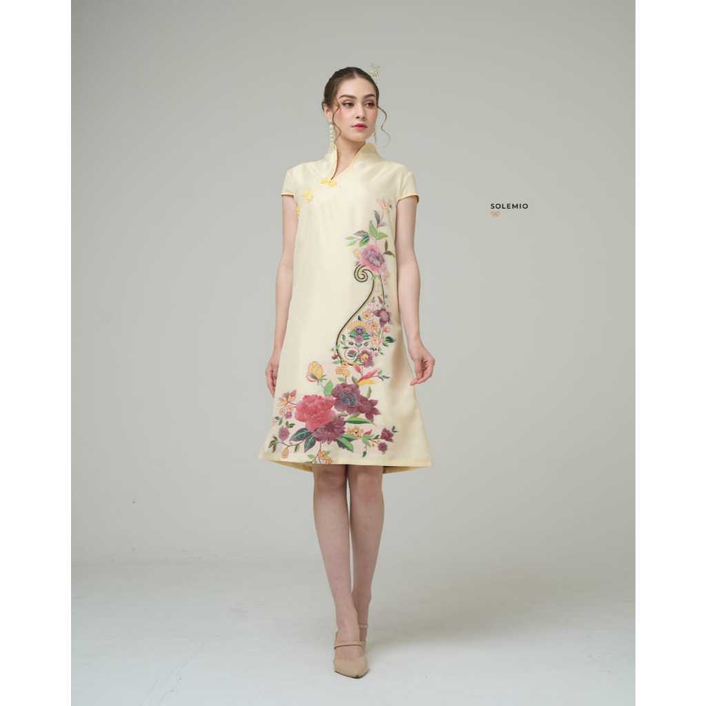 SOLEMIO DRESS CHEONGSAM WANITA NEW COLLECTION B21949