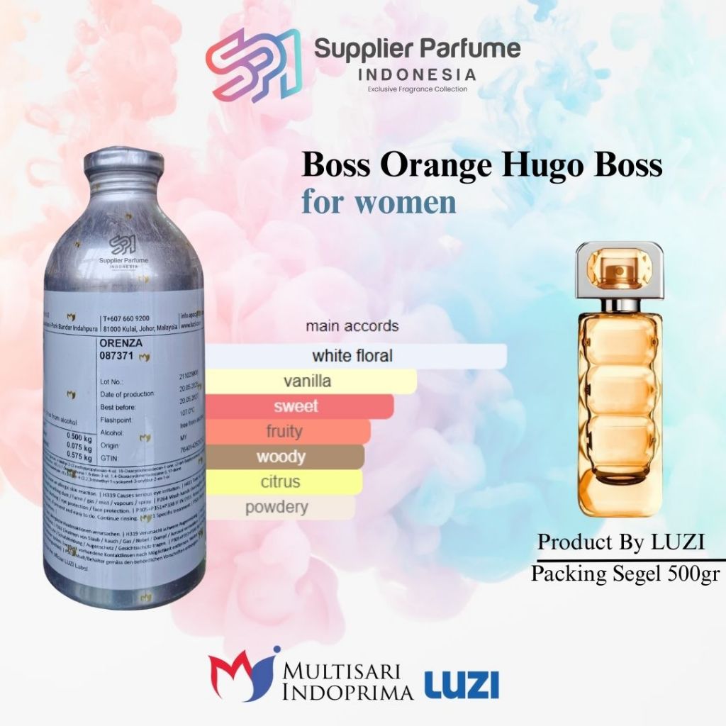 BOSS ORANGE By HUGOH BOSS FOR WOMEN By LUZI Segel 500gr