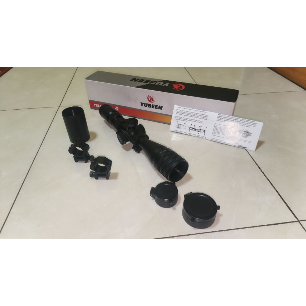 TELESKOP YUBEEN 4-16x44 AOE SERIES | Scope  Anti Getar Tahan Air Jernih