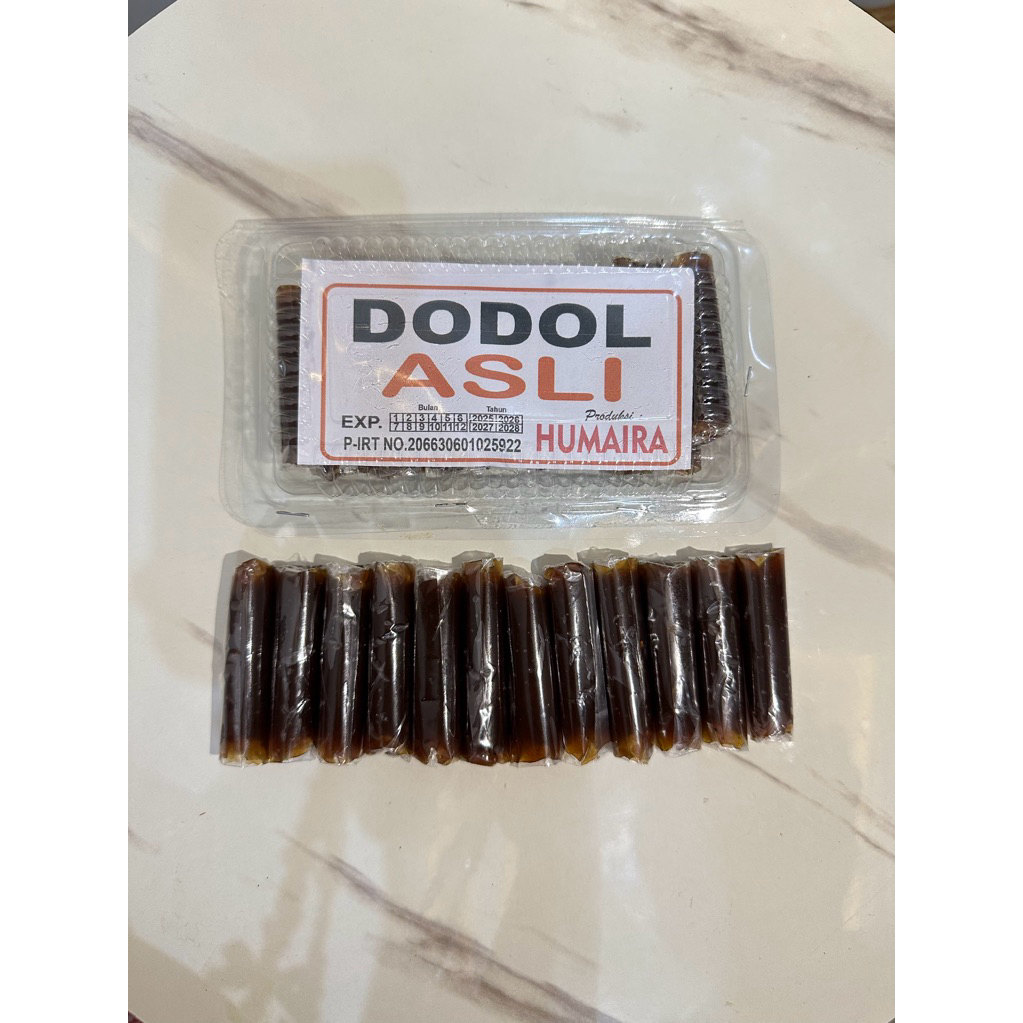 DODOL ASLI KANDANGAN produksi HUMAIRA, kemasan mika, varian ORIGINAL
