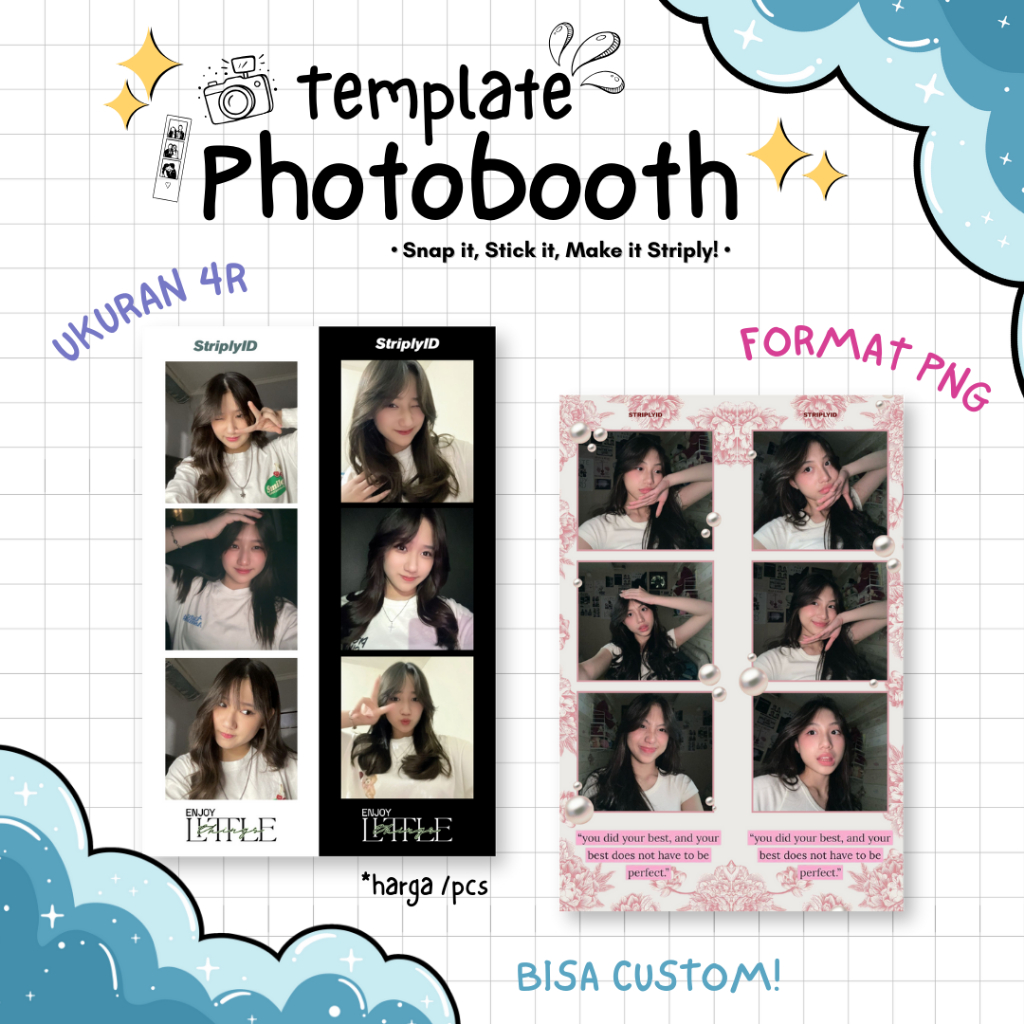 TEMPLATE PHOTOBOOTH FRAME DESIGN (BISA CUSTOM UNTUK USAHA PHOTOBOOTH)