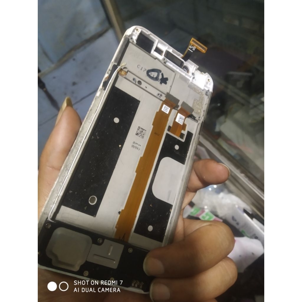 lcd oppo a71 copotan