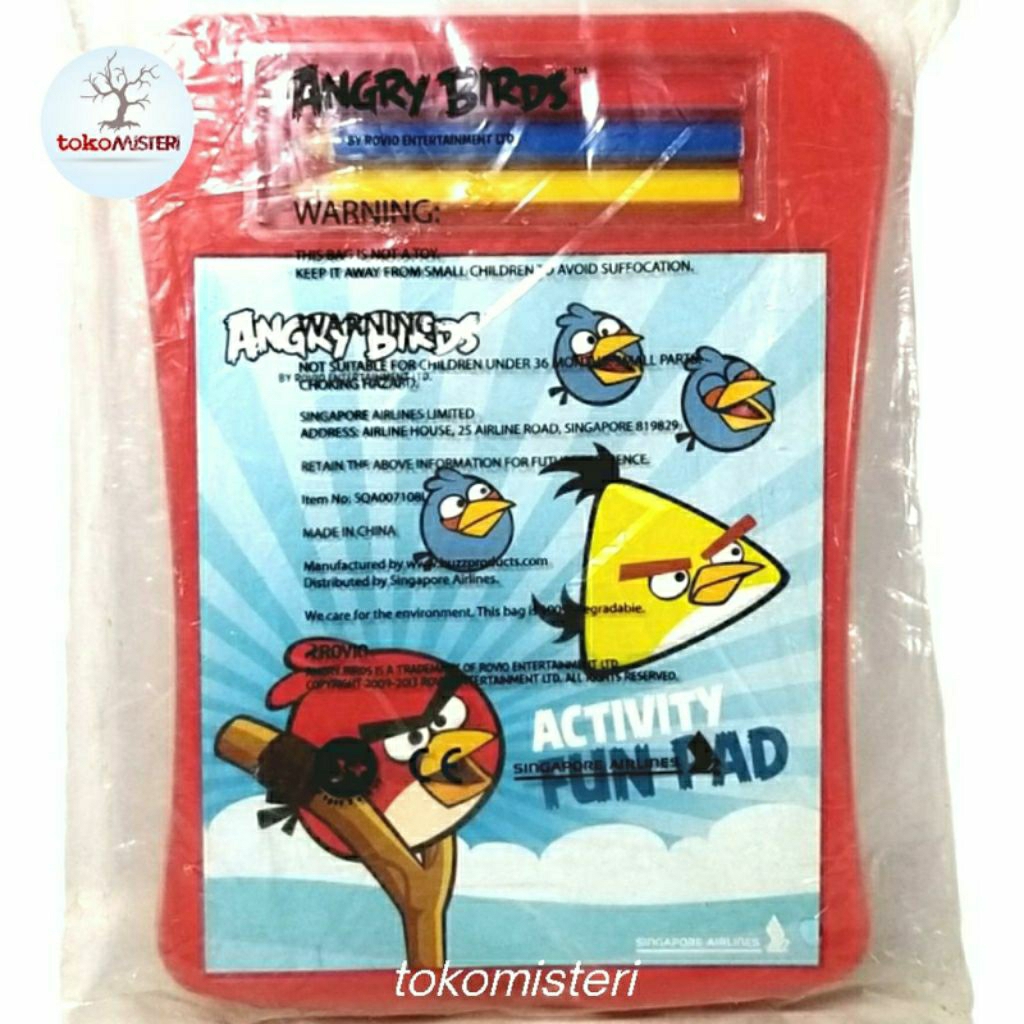 Papan Alas Tatakan Alat Tulis Ujian Ebtanas Exam Umptn Uan Jalan Angry Birds Activity Fun Pads Board