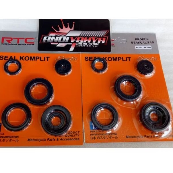 SATU SET SEEL SEAL SIL DALAM MESIN RX KING