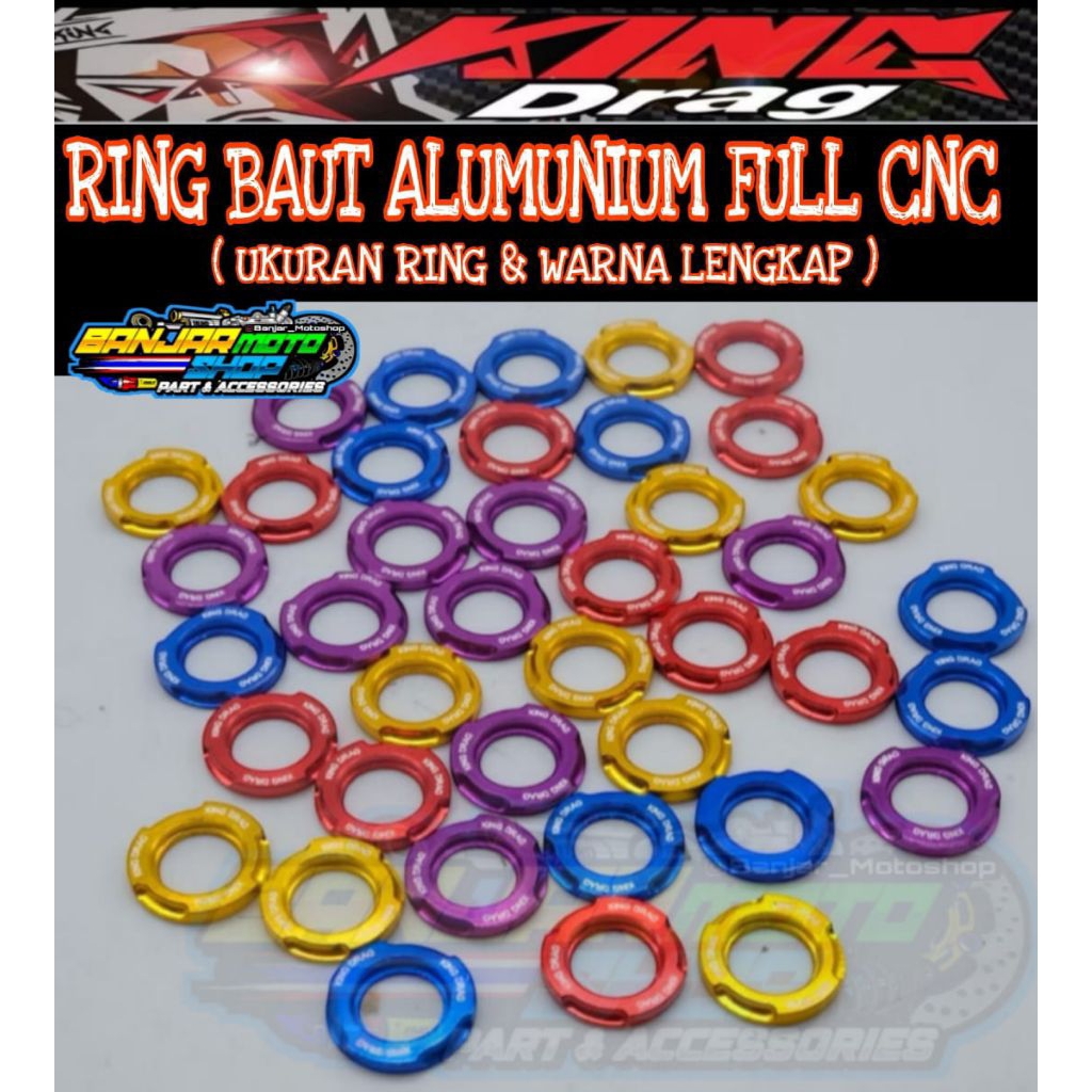 RING BAUT KINGDRAG ALUMUNIUM FULL CNC / BAUT RING VARIAS FULL CNC