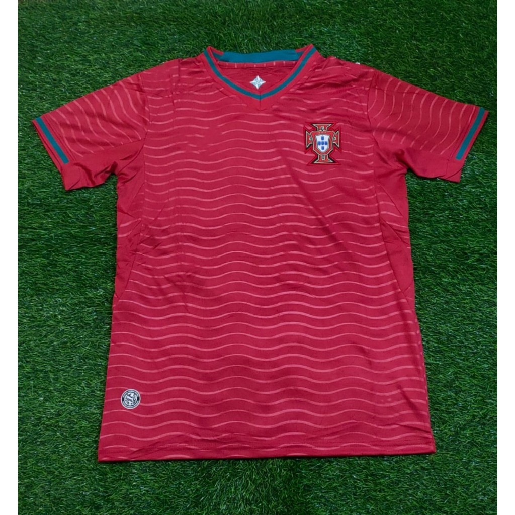 Jersey Retro Portugal Home Piala Dunia 2014 Grade AAA Classic / Jersey Bola Retro Vintage