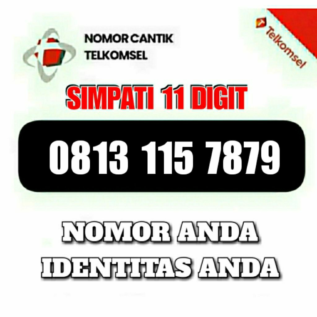 SIMPATI 11 DIGIT NOMOR CANTIK URUT NAIK 7879 789