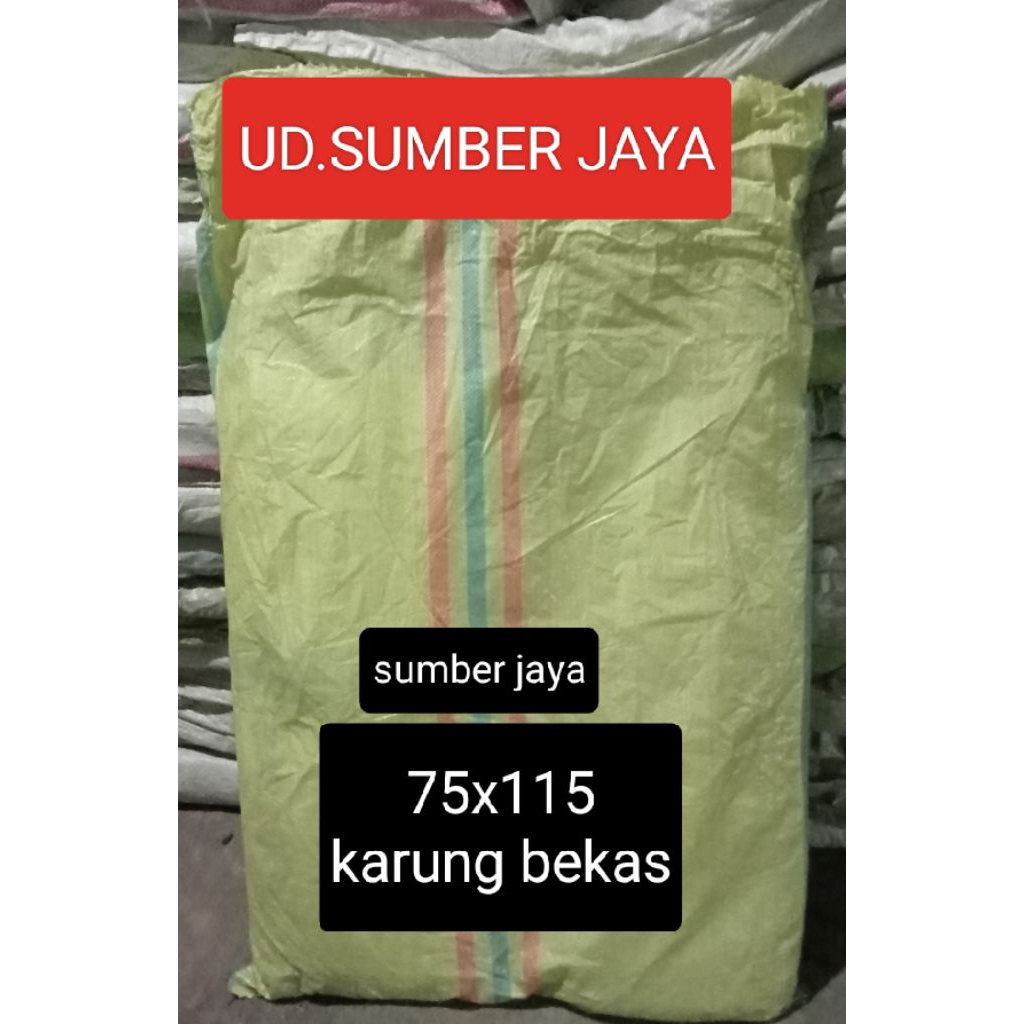 Karung Plastik Bekas Bersih Ukuran 75x115 Kualitas super